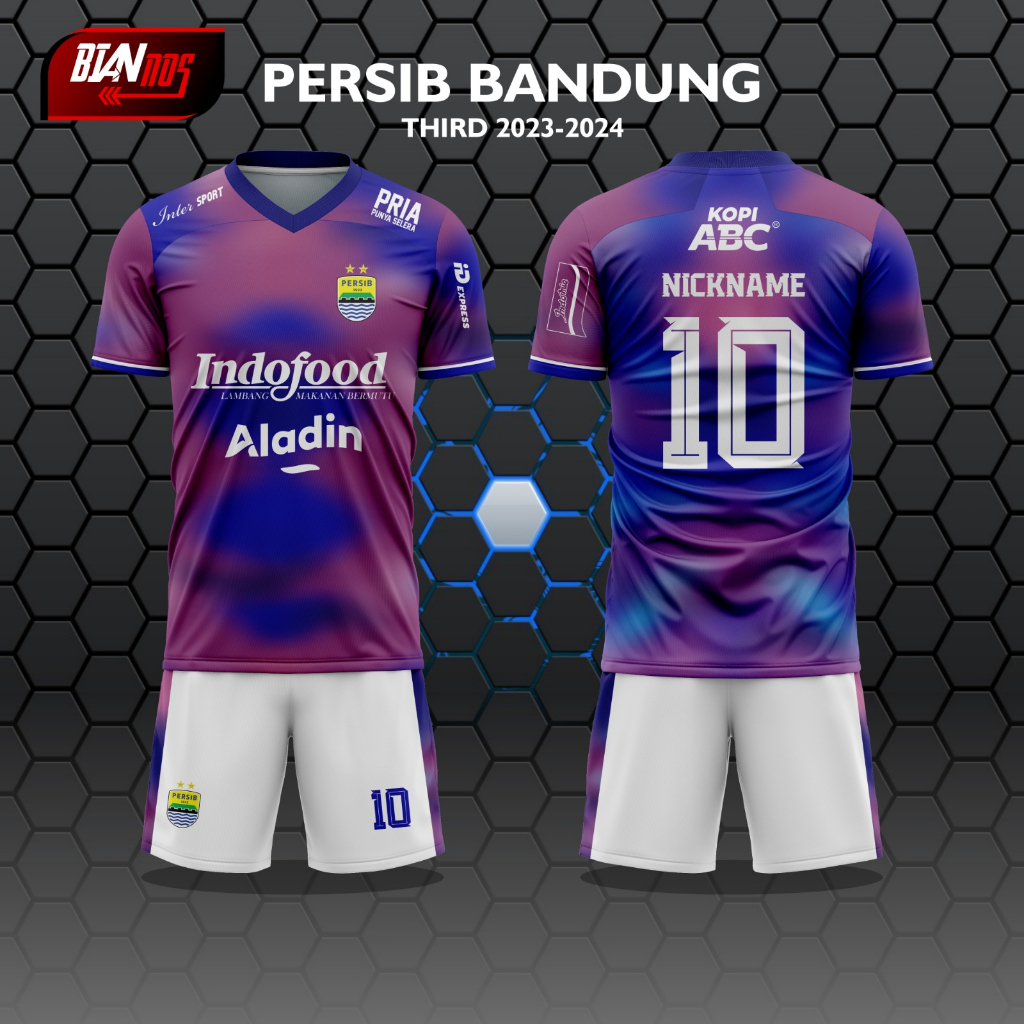 Jual Jersey Persib Bandung Third Full Printing Gratis Custom