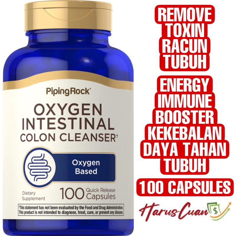 Jual Piping Rock Intestinal Colon Cleanser Capsules Detox Detoks