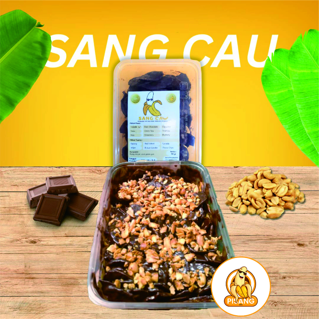 Jual Sang Cau Viral Keripik Pisang Coklat Lumer Gr Shopee Indonesia