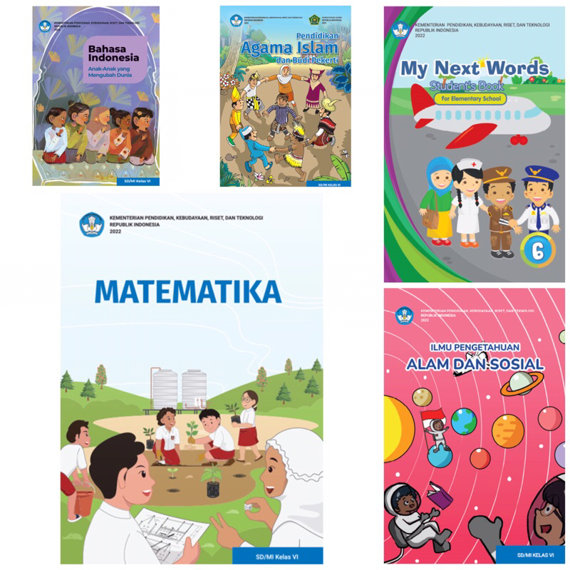 Jual Buku Paket Kelas 6 SD Kurikulum Merdeka Penggerak 2021 Diknas