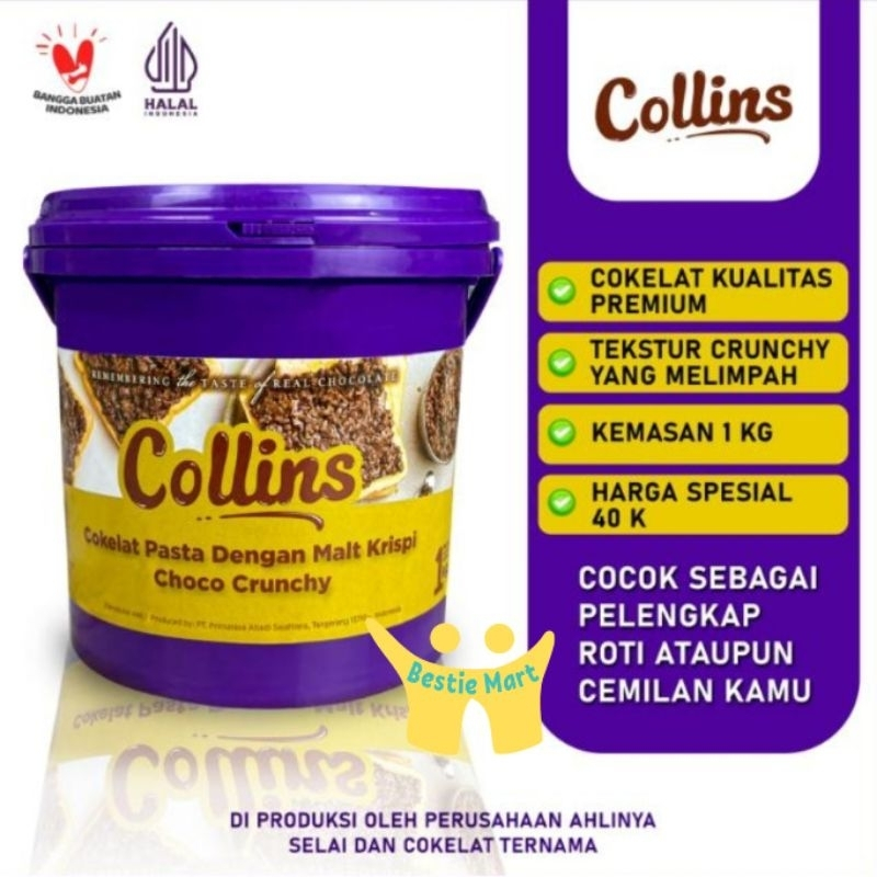 Jual Collins Choco Crunchy Viral 1kg Shopee Indonesia