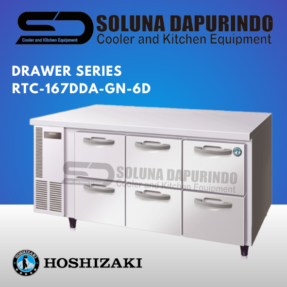 Jual Hoshizaki Drawer Series RTC 167DDA GN 6D RTC167DDAGN6D CHILLER