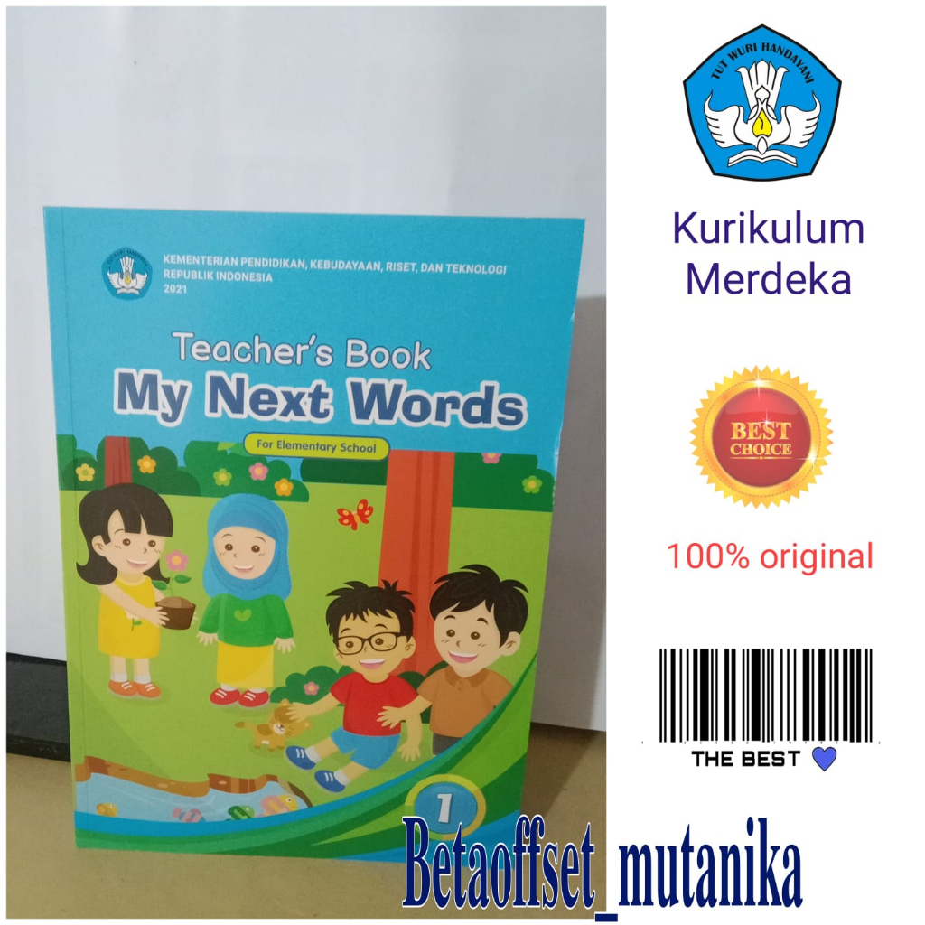 Jual Buku Panduan Guru Kelas 1 Sd My Next Words Kurikulum Merdeka