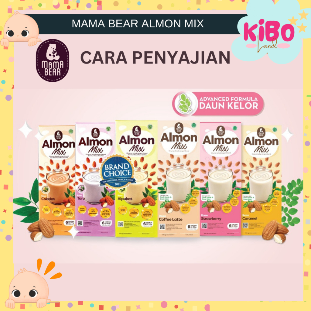 Jual Mama Bear Almon Mix Pelancar Air Susu Ibu Mamabear Asi Booster Per