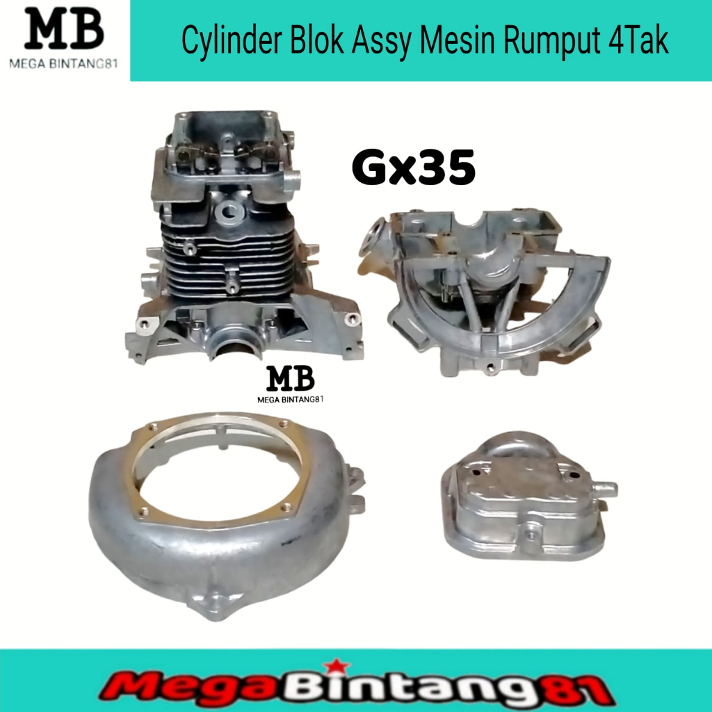 Jual Cylinder Blok Assy Mesin Potong Rumput Tak Gx Shopee Indonesia