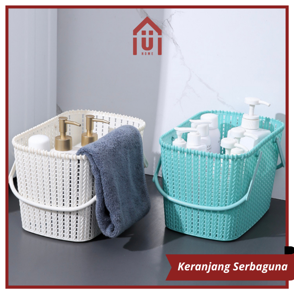 Jual UNISO KERANJANG SERBAGUNA DENGAN HANDLE ESTETIK KERANJANG SABUN