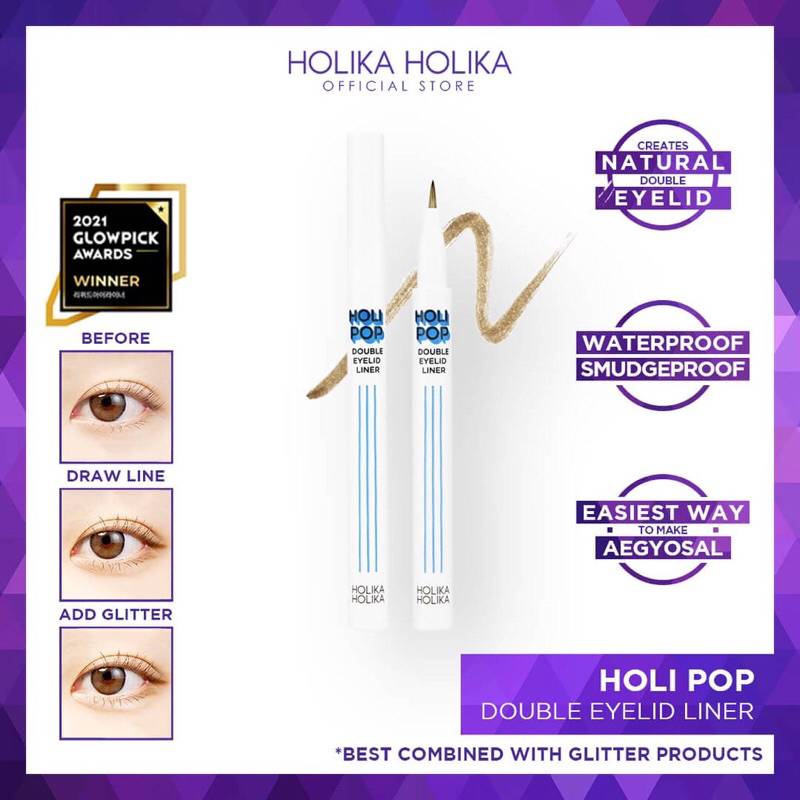 Jual Holika Holika Holi Pop Double Eyelid Liner Original Aegyosal