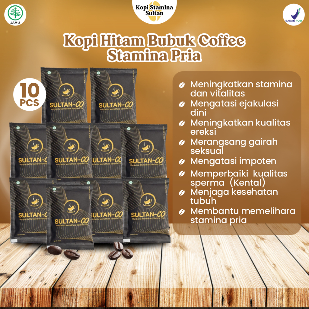 Jual Kopi Stamina Pria Kuat Tahan Lama Original Vitamin Tubuh Dewasa