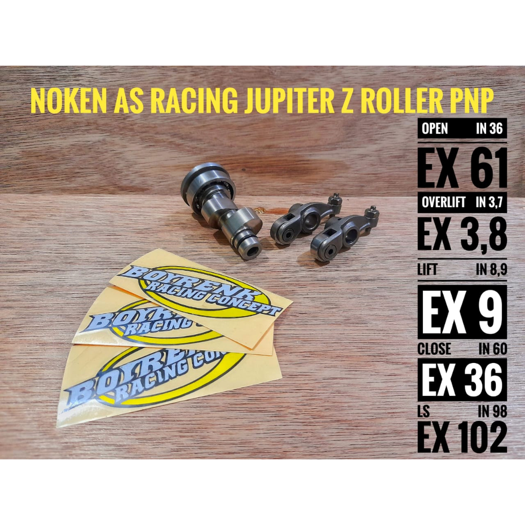 Jual NOKEN AS RACING CUSTOM JUPITER Z VEGA R NEW CAM ROLLER PNP