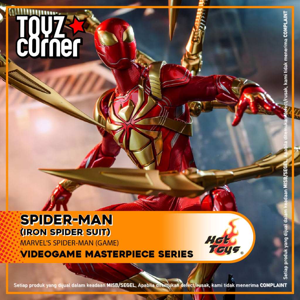 Jual Toyz Corner Hot Toys VGM 038 VGM38 Spider Man Iron Spider