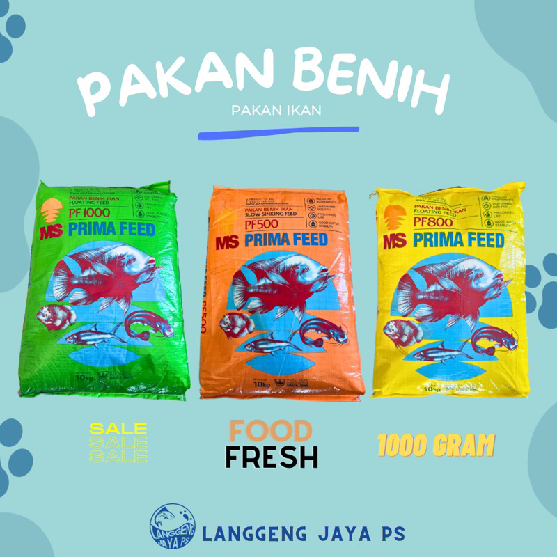 Jual Pelet Ikan Pf Pf Pf Pakan Benih Ikan Pakan Ikan Hias