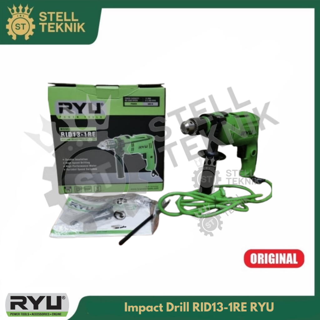 Jual Impact Drill Mesin Bor Beton Besi Dan Kayu Rid Re Ryu