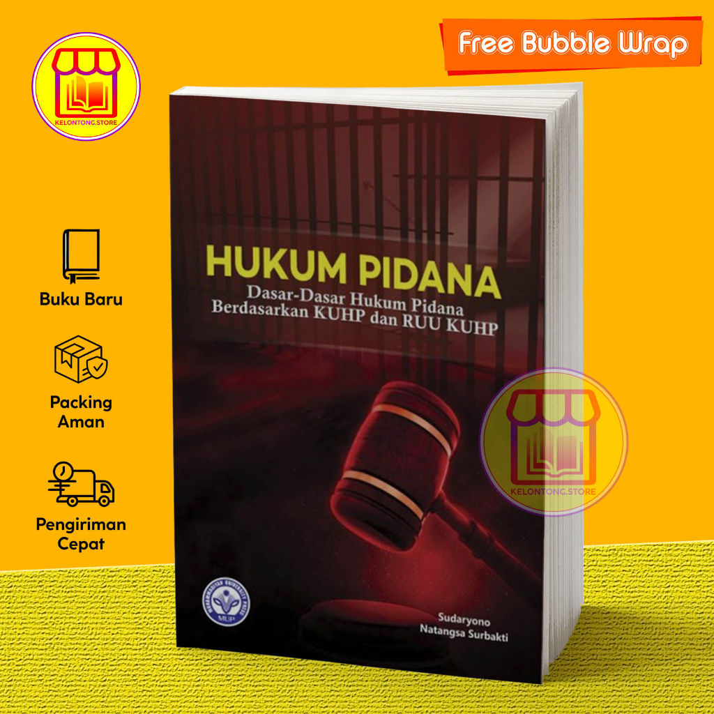 Jual Hukum Pidana Dasar Dasar Hukum Pidana Berdasarkan KUHP Dan RUU