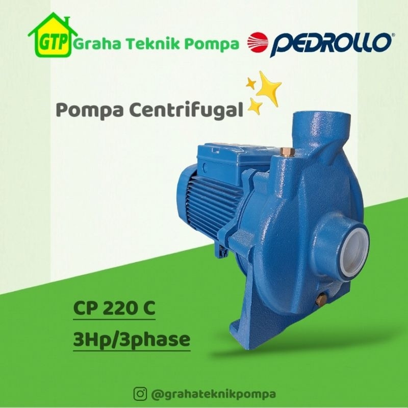 Jual Pompa Centrifugal Pedrollo CP 220 C Pompa Air Pompa Transfer