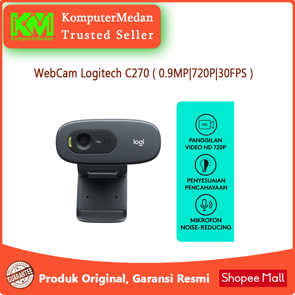 Jual Logitech C Webcam Hd P Untuk Windows Mac Os Chrome Os