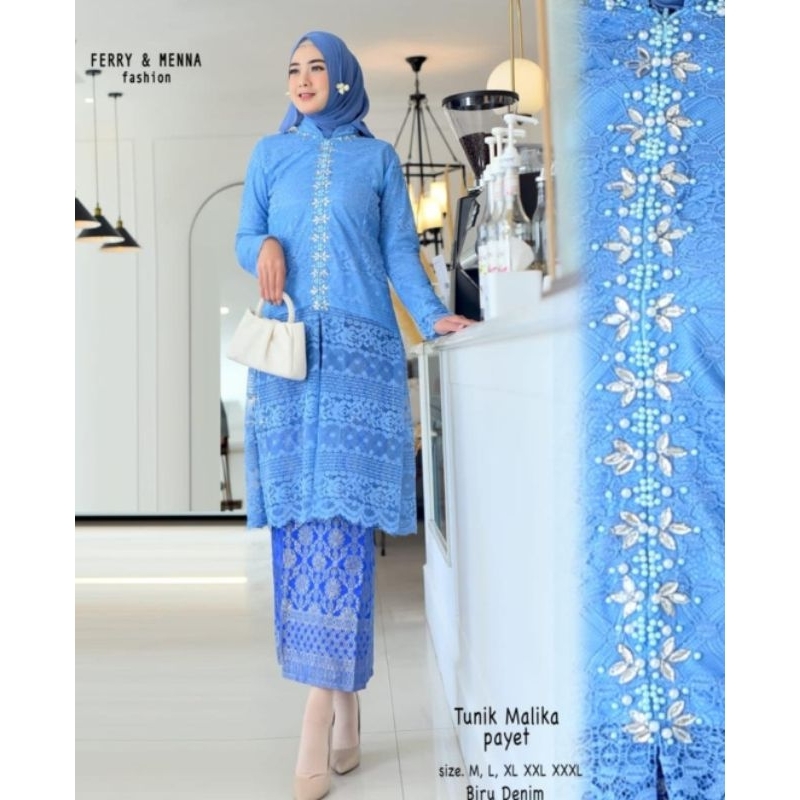 Jual Setelan Tunik Songket Span Tara Kebaya Kebaya Pesta Kebaya