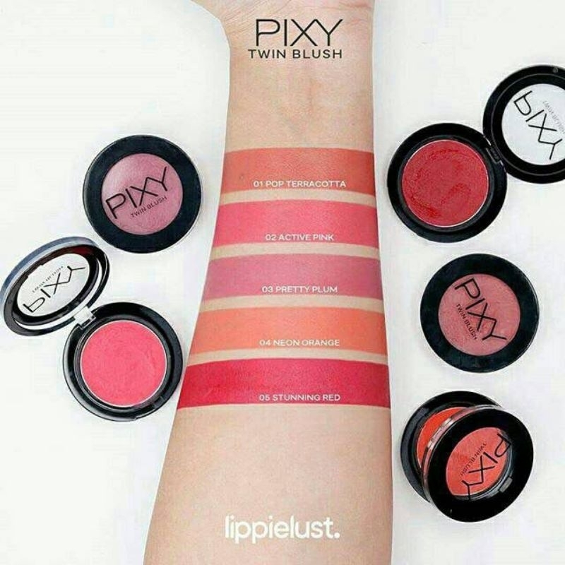 Jual Pixy Twin Blush For Cheek Lips Shopee Indonesia