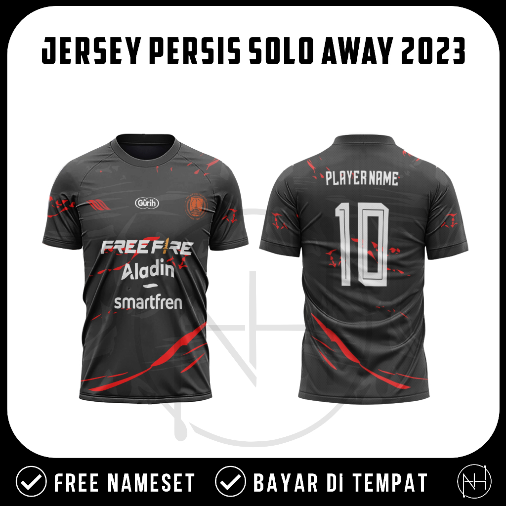 Jual Jersey Persis Solo Away Premium Terbaru Gratis Nama Dan