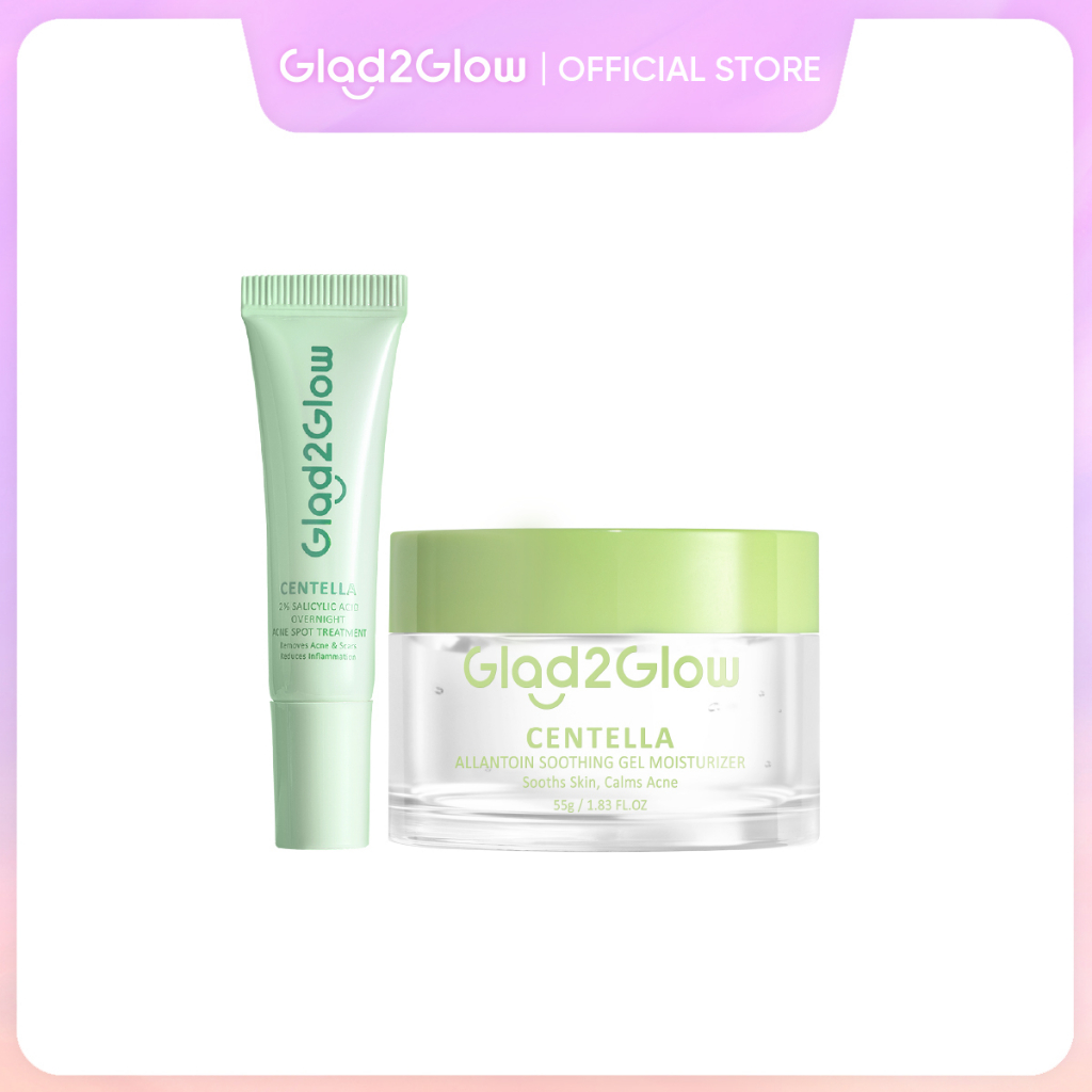 Jual In Bundle Glad Glow Pcs Skincare Paket Centella Moisturizer