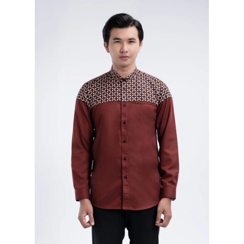 Jual Koko Modern Rakha Fadkhera Cod Baju Kemeja Batik Pria Koko