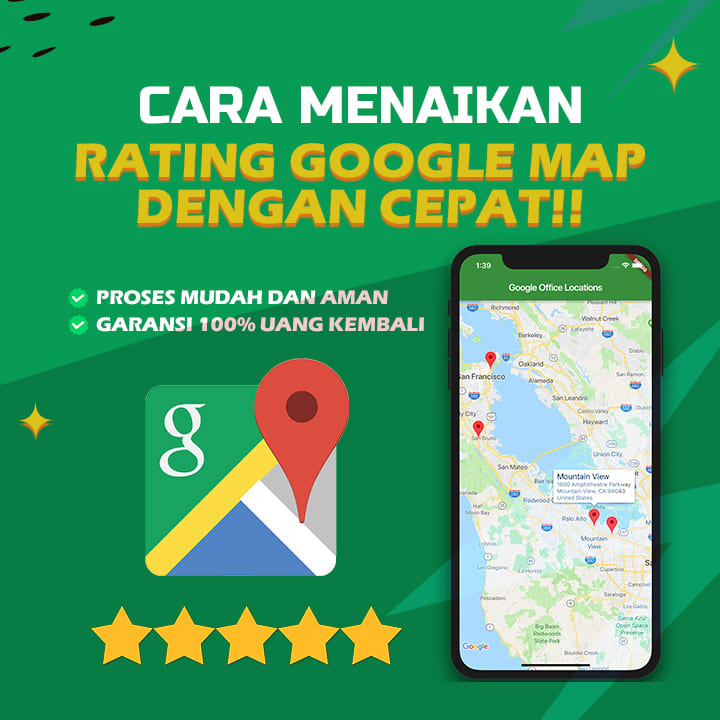 Jual Jasa Ulasan Google Maps Review Rating GMaps Permanen Murah