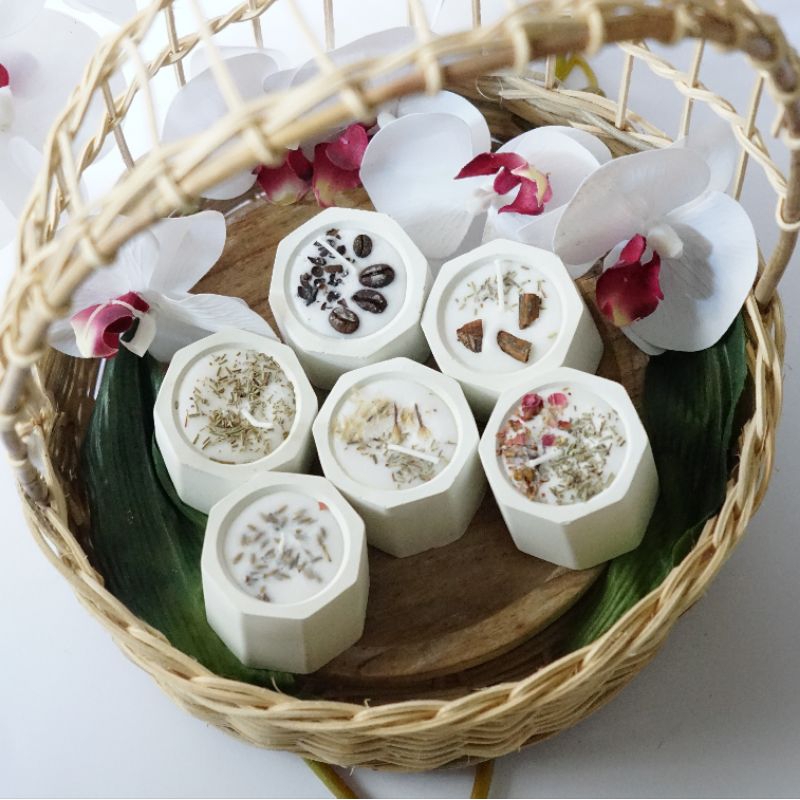 Jual Scented Candle Lilin Aromaterapi Souvenir Wedding Birthday