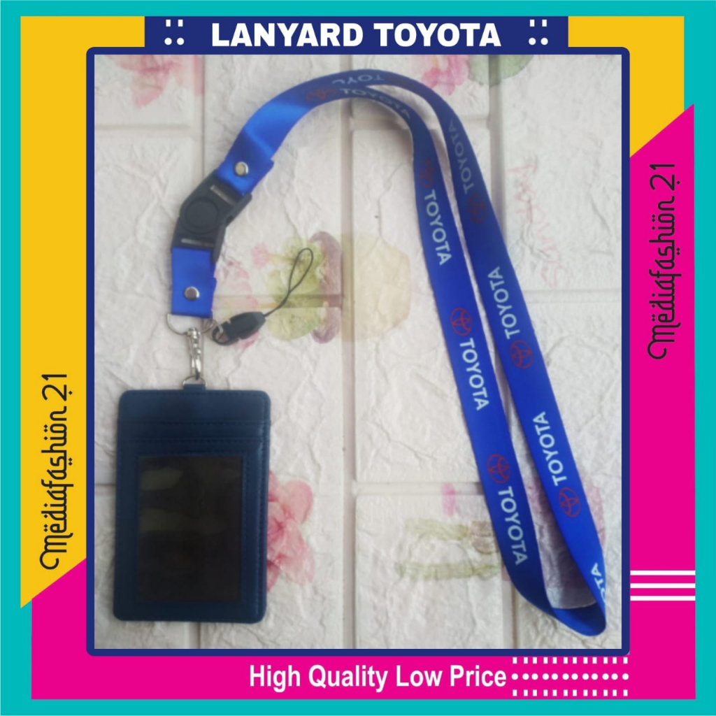 Jual Lanyard Tali Gantungan Id Card Toyota Sablon Free Strap Hp