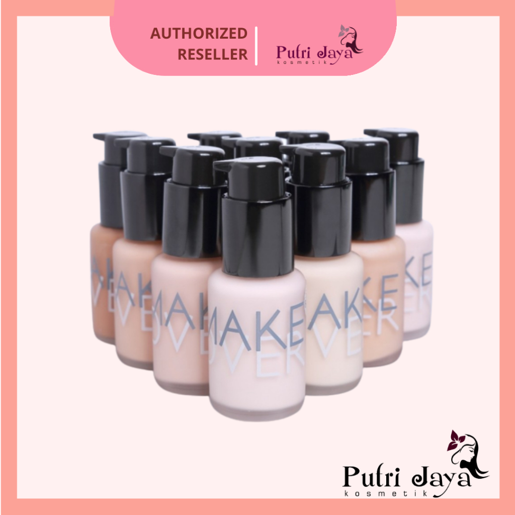 Jual MAKEOVER Ultra Cover Liquid Matt Foundation Shopee Indonesia