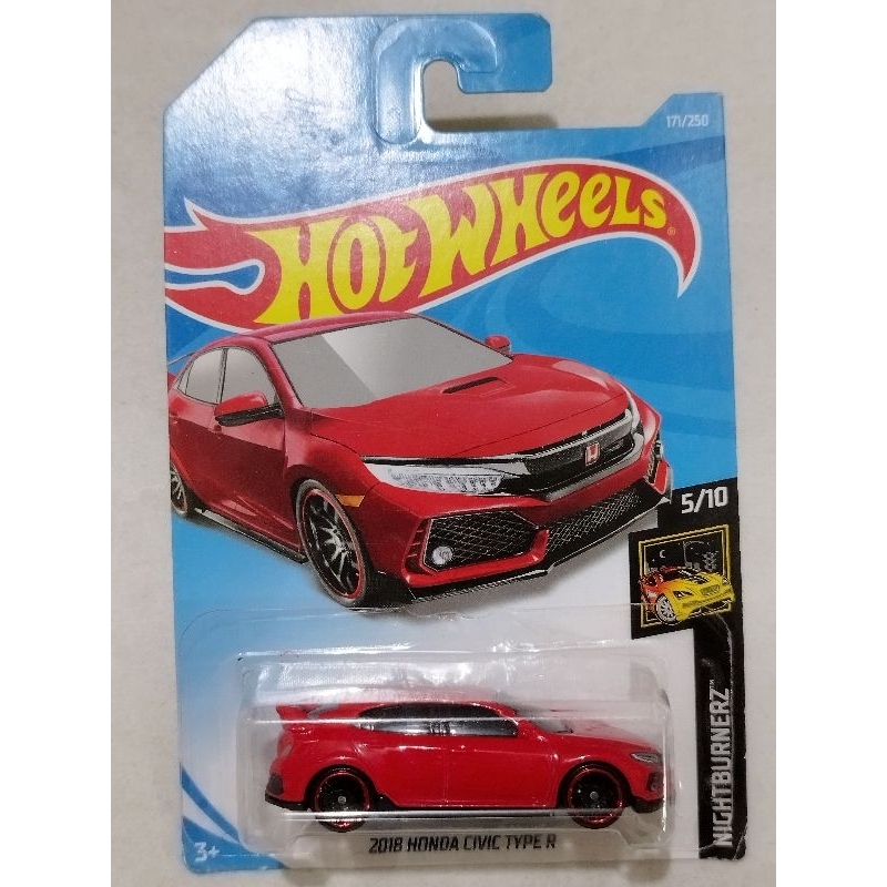 Jual HOT WHEELS 2018 HONDA CIVIC TYPE R ORIGINAL MATTEL 100 MULUS