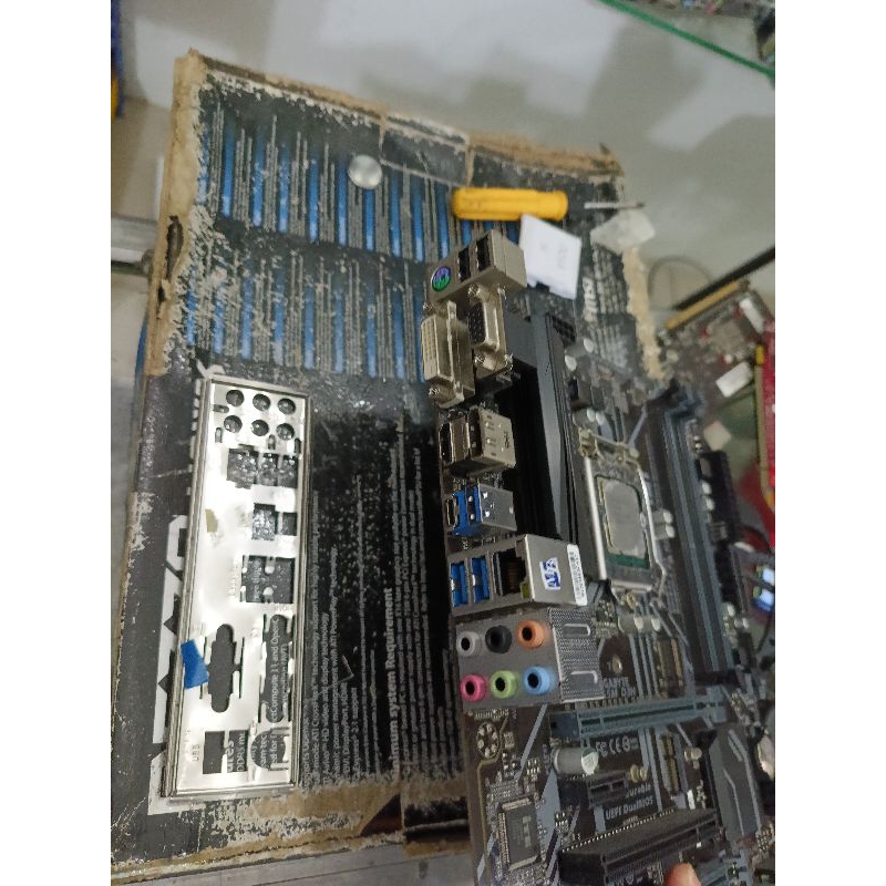 Jual Mainboard Gigabyte B M Ddr Procsesor Core I Gen Shopee