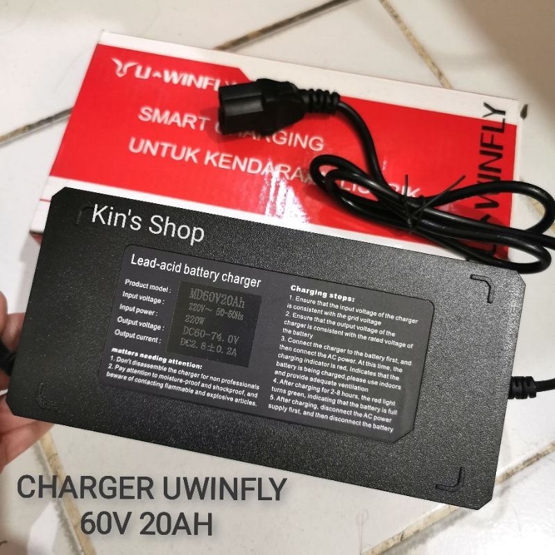 Jual Charger Motor Listrik Ori Uwinfly V Ah V Ah T Ln T S T