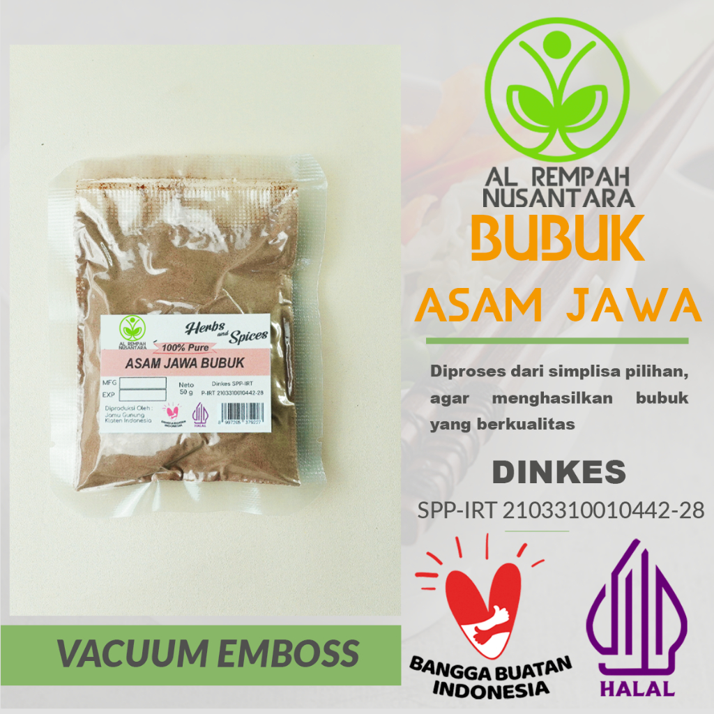 Jual Bubuk Asam Jawa Daging Asem Jawa Bubuk 50gr Murni Shopee Indonesia