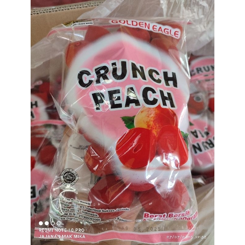 Jual Crunch Peach MANISAN PERSIK Kemasan 500 Gr Shopee Indonesia