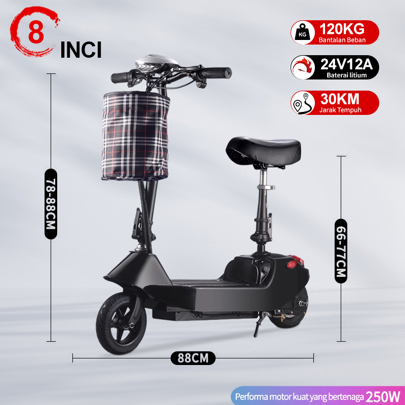 Jual Skuter Elektrik Skuter Listrik Mini Electric Scooter Foldable