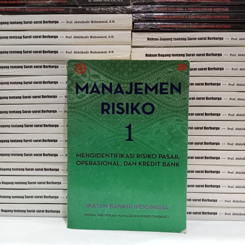 Jual Buku Manajemen Risiko 1 Mengidentifikasi Risiko Pasar Operasional