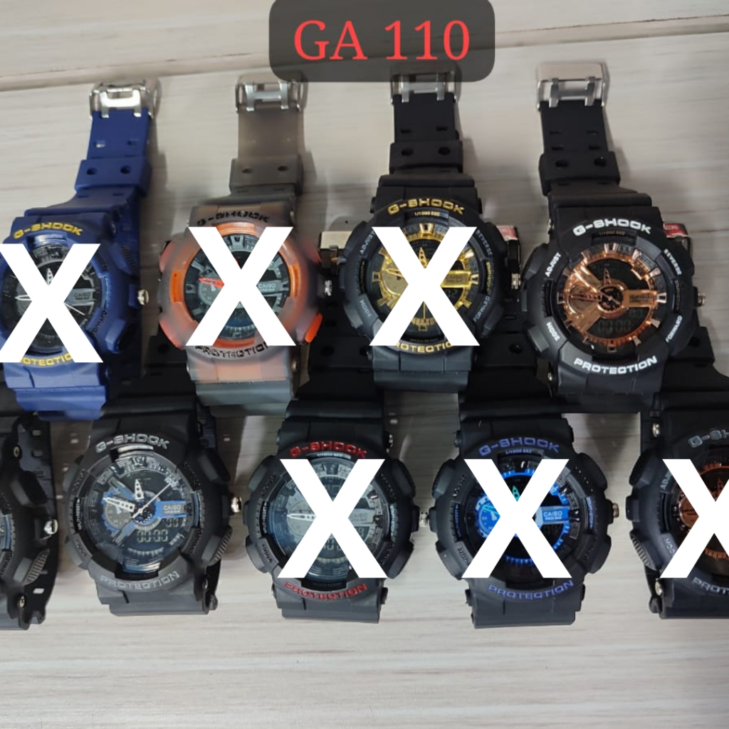 Jual SKY JAM TANGAN PRIA G SHOCK CASIO GA 110 GIDITAL ANALOG DOUBLE