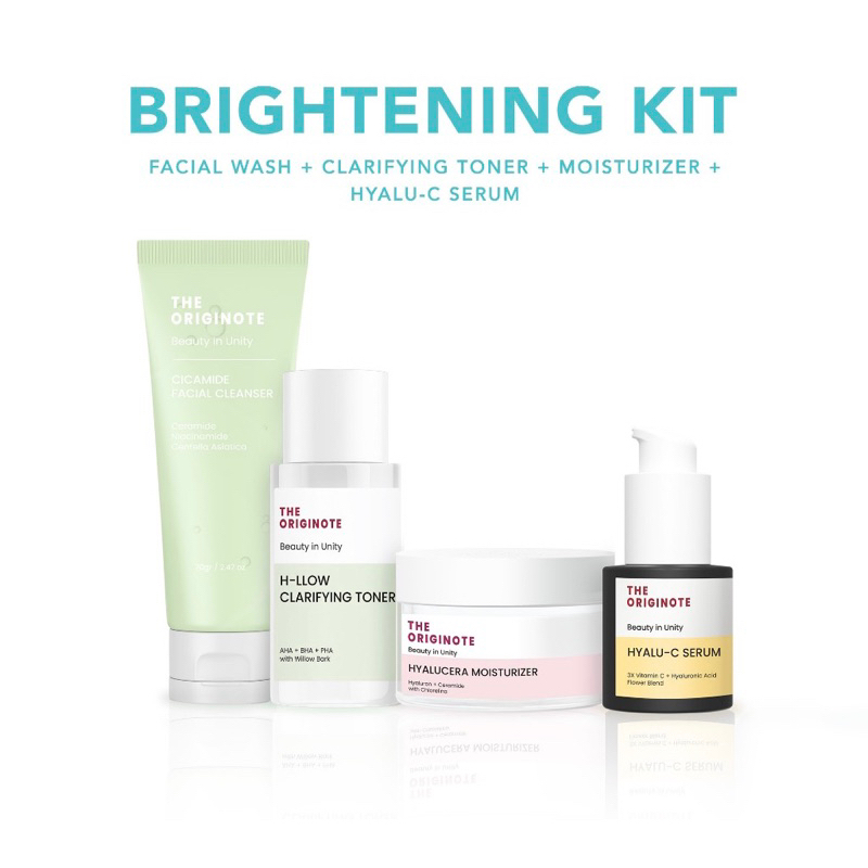 Jual PAKET SKINCARE THE ORIGINOTE 4in1 BRIGHTENING KIT Shopee Indonesia