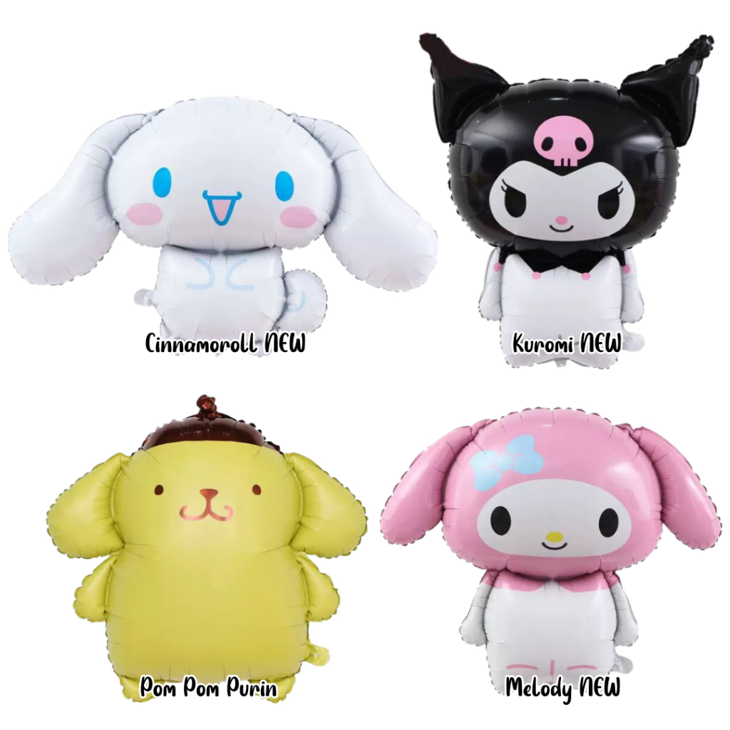 Jual Balon Foil SUPER JUMBO Sanrio NEW Cinnamoroll My Melody Kuromi