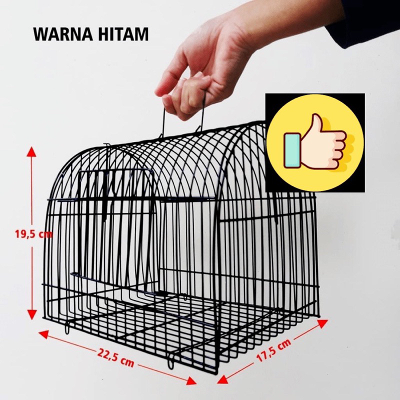 Jual SANGKAR KANDANG BESI MINI UNTUK UNTULAN BAWA BURUNG LOVEBIRD BUAT