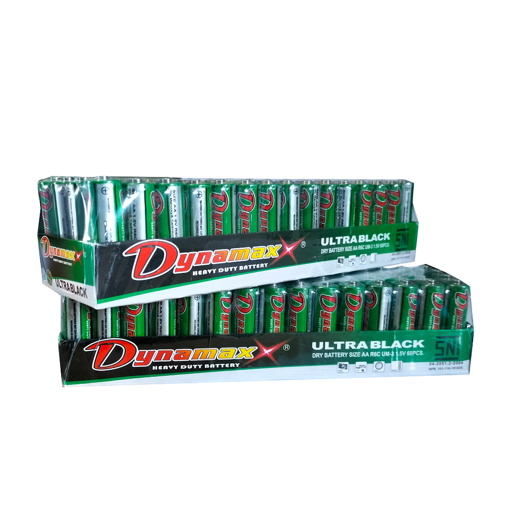 Jual Baterai Jam Dynamax Hijau Size AA 1Pak 60 Pcs Powerbank Shopee