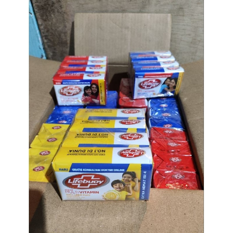 Jual LIFEBUOY Isi 4x100gr SABUN MANDI BATANG Shopee Indonesia