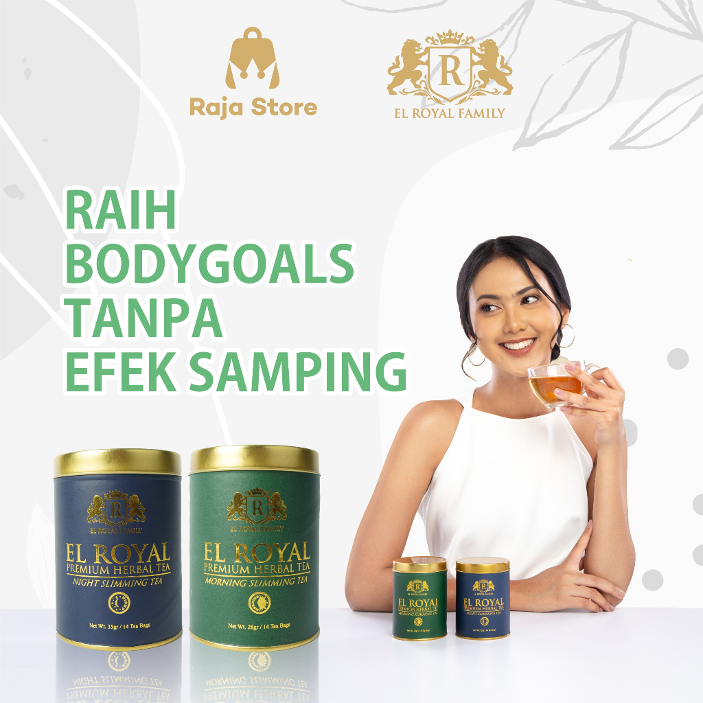 Jual El Royal Detox Slimming Tea Teh Detoks Premium Pelangsing Badan