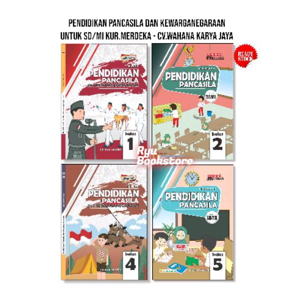 Jual Pendidikan Pancasila Dan Kewarganegaraan Kls 1 2 4 5 Kur Merdeka