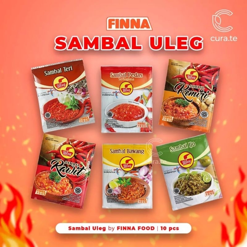 Jual Sambal Uleg Finna Sambal Pedas Sambal Teri Sambal Hijau Sambal