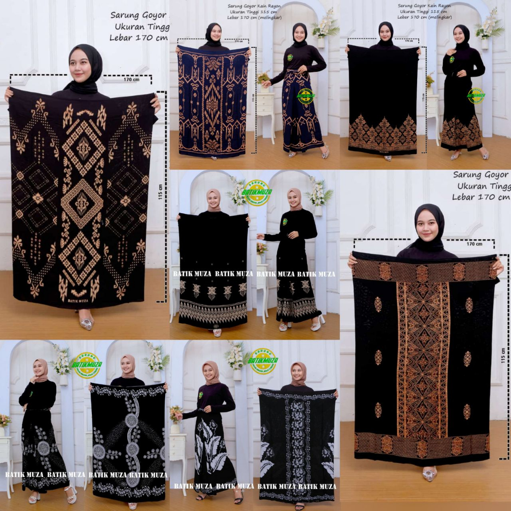 Jual Sarung Wanita Sarung Muza Ada Motif Sarung Batik Gloyor