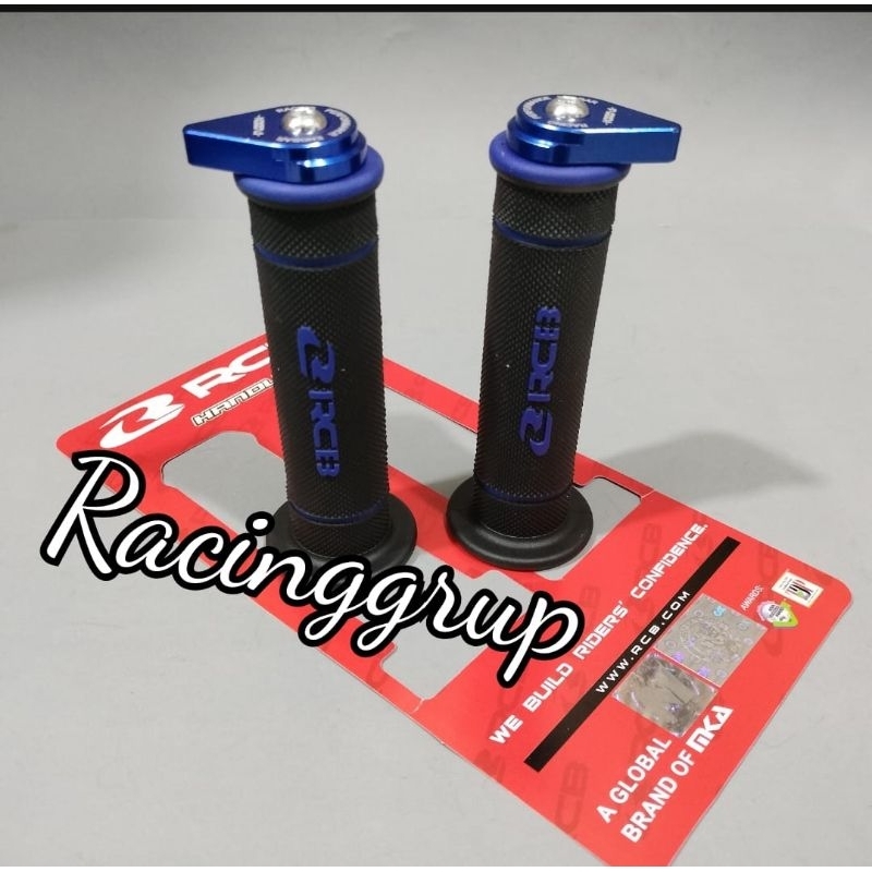 Jual HANDGRIP HANDFAT RCB RACING JALU STANG CNC HARGA SEPAKET TIPE