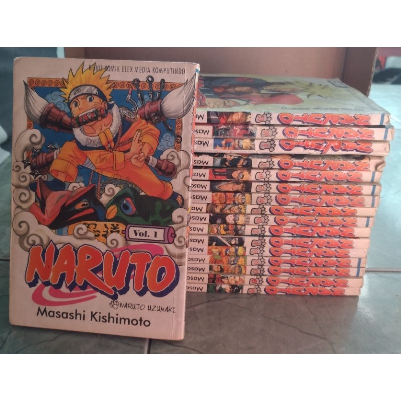 Jual Original Buku Komik Bekas Naruto Shippuden Masashi Kishimoto