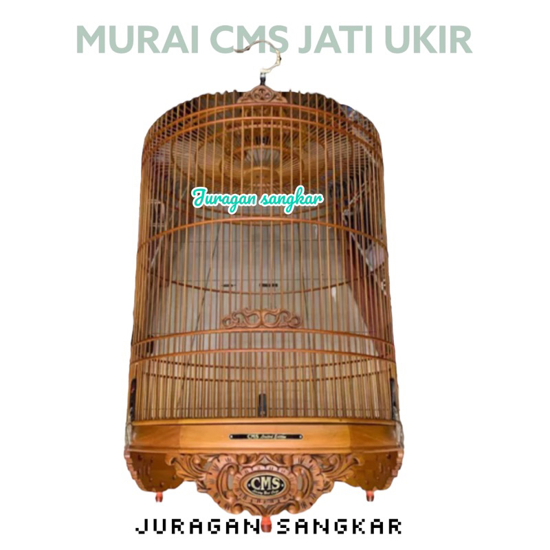 Jual SANGKAR KANDANG MURAI CMS JATI FULL UKIR PREMIUM Shopee Indonesia