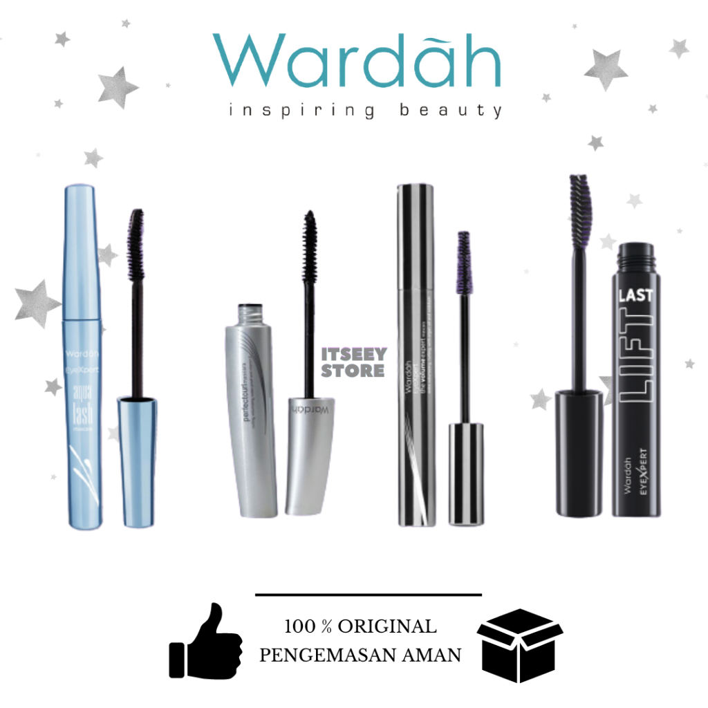 Jual Wardah Eyexpert Mascara Series Perfectcurl Aqua Lash Volume Expert