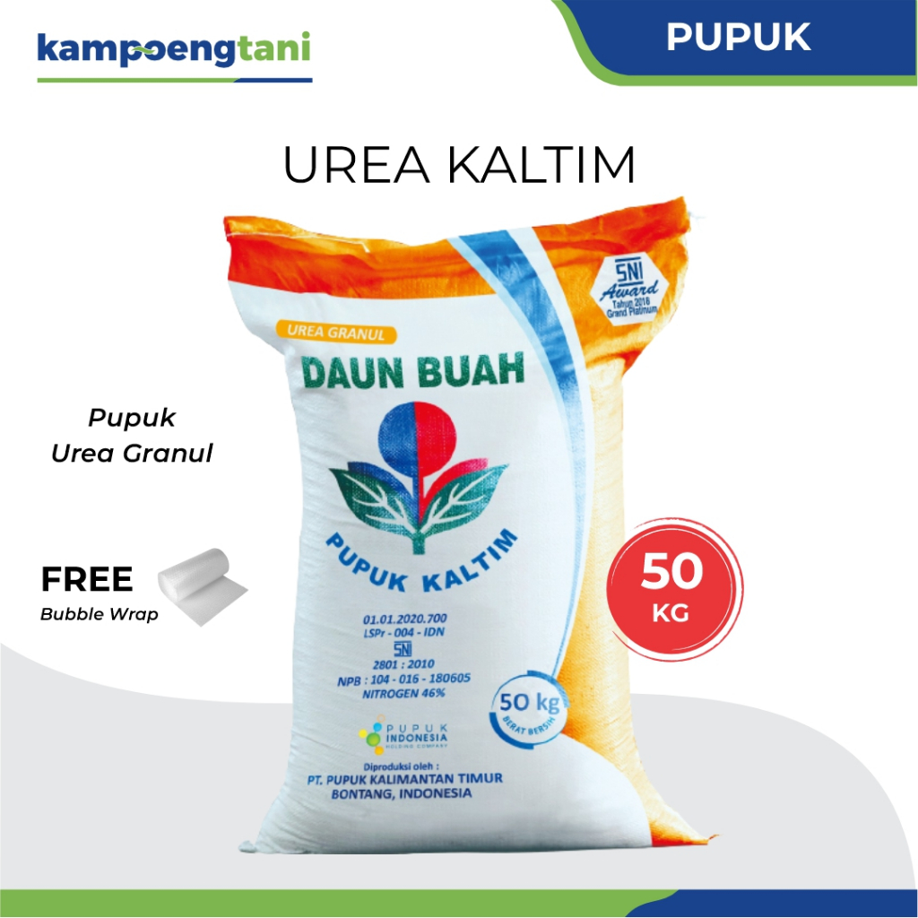 Jual Pupuk Urea Kaltim Granul Daun Buah 50 Kg Nitrogen 46 Shopee